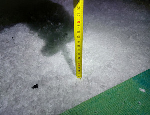 Zateplení stropu dřevostavby bungalovu pomocí foukané izolace